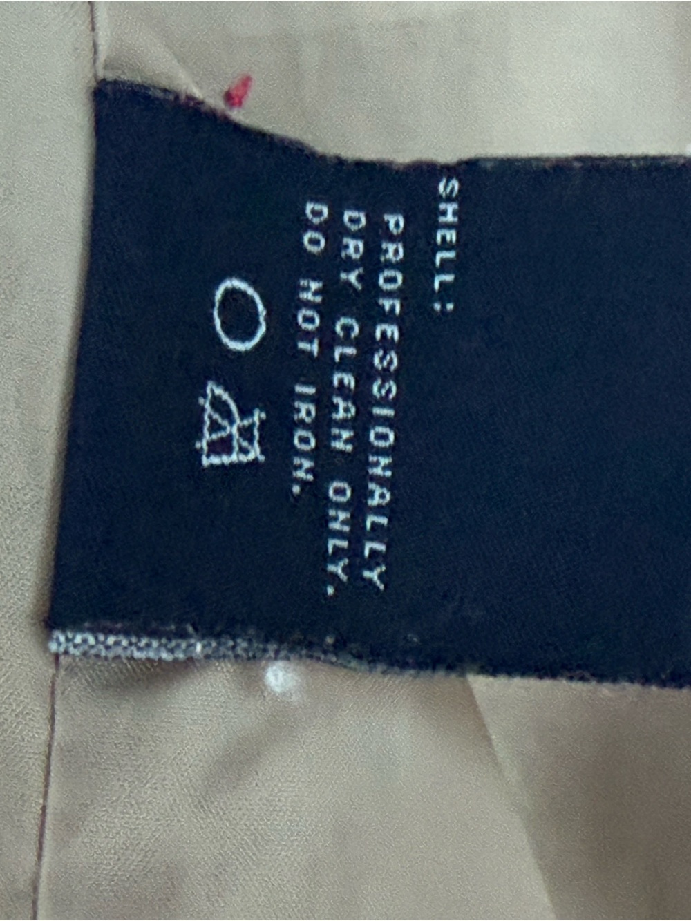 London Fog Khaki Trench Coat - Single-Breasted Detail - Picture 4 of 6
